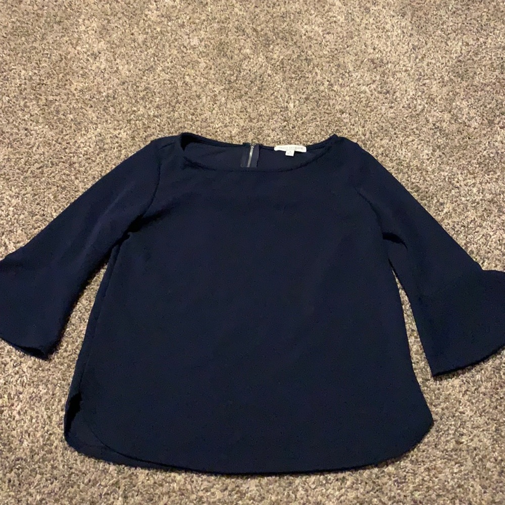 Navy Blue Blouse
